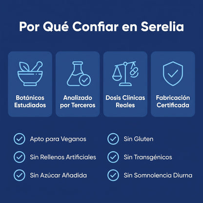 Pack Multivitamínico equilibrio de Cortisol con Myo-Inositol | Control del Estrés, Ánimo y Bienestar Diario - Serelia