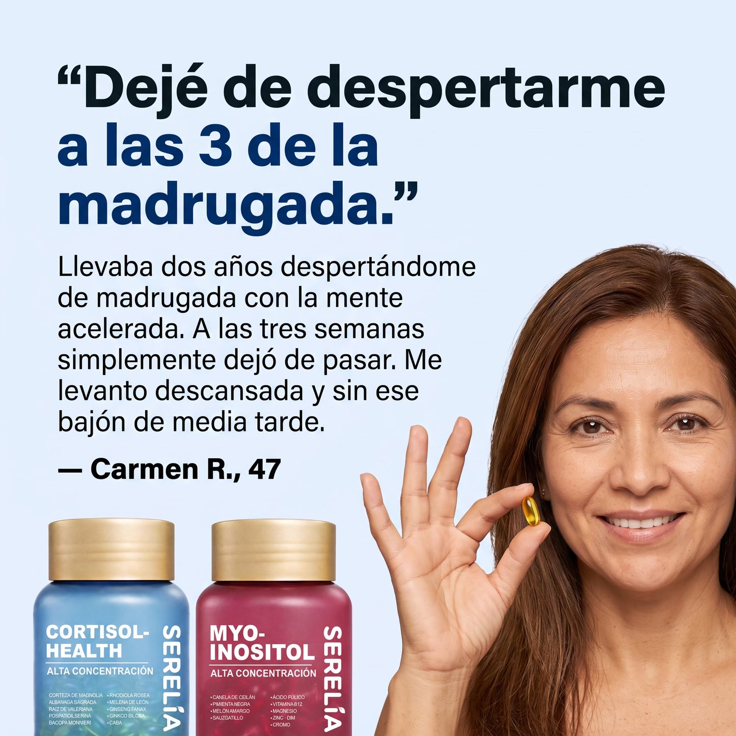 Pack Multivitamínico equilibrio de Cortisol con Myo-Inositol | Control del Estrés, Ánimo y Bienestar Diario - Serelia